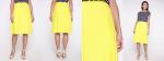 *Юбка жен. желтый 97%ПЭ/3%ПУ