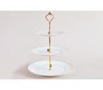 Ваза 3-х ярус СНЕЖНАЯ КОРОЛЕВА кругл     (2) (8)     СМВ0130-А