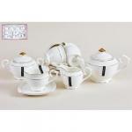 Набор 15пр чайный СНЕЖНАЯ КОРОЛЕВА кругл 280мл     (4)     LQT0116-А/СРТ0116-А