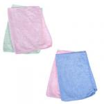 VETTA Набор салфеток из микрофибры для деликатных поверхностей 2 шт., 25х35 см, 280г/кв.м 3 цвета