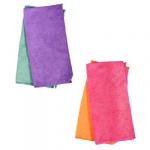 VETTA Набор салфеток из микрофибры 2  шт., универсальные, 25х35 см, 220г/кв.м, 3 цвета, 3830-22