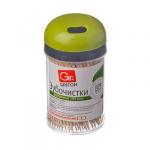 GRIFON Зубочистки из дерева 200 шт., в пластиковой баночке, 400-003