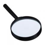 Лупа увеличительная d9  см, пластик, 3-х кратное увеличение