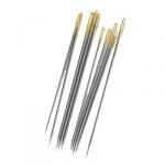 Набор швейных игл 10 шт. с золотым ушком, сталь