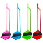 VETTA Набор щетка+совок, пластик, железо, ПВХ, 2 ручки, 82*27   см / 78*24   см