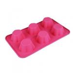 SATOSHI Алион Форма для выпечки маффинов 6 ячеек 29x17,4х3,6 см, силикон