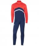 Костюм тренировочный JPS-4301-921, полиэстер, темно-синий/красный/белый, детский