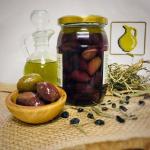 Оливки Каламата (L) с косточкой в рассоле, Греция, ст.банка, 350 г