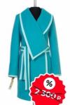 01-3283 Пальто женское демисезонное (пояс) SALE
