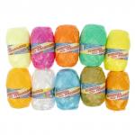 Пряжа для руч.вяз."Для души и душа" цв.синева (полипропилен-100%) 50г