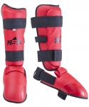 Защита голень-стопа Force Red, к/з