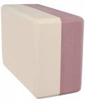 Блок для йоги YB-201 EVA, 22,8х15,2х10 см, 350 гр, пыльная роза