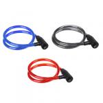 VETTA Замок велосипедный противоугонный тросовый,  эконом,  металл,  ПВХ,  пластик,  12x800 мм