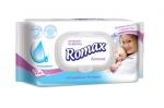 Салфетки влажные Детские с пантенолом Romax 72шт
