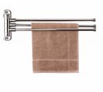 Вешалка для полотенец 3-х рожковая 47 см (хром)