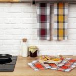 PROVANCE Клетка Полотенце кухонное вафельное, 75% хлопок, 25% ПЭ, 40х60см, 3 цвета