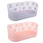 VETTA Корзинка универсальная Верона, пластик, 38x17,5x14,5 см, 2 цвета