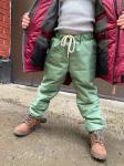 Брюки зима стеганые Фисташка