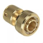INBLOOM PROF+ Коннектор c аквастопом для шланга d3/4", латуньMY-304