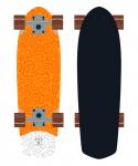 Круизер деревянный Orange 28.5''X8.25''