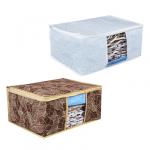 VETTA Верона Кофр на молнии с прозрачным окном 40х30х20 см, спанбонд, ПЕВА, 2 цвета