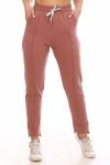 Брюки женский VL-602 (футер петля) пудра