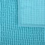 Коврик для ванной SPA 58*90, голубой  VORTEX