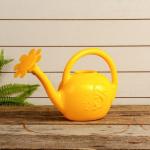 Лейка, 1.5 л, с рассеивателем, цвет МИКС, «Ромашка»