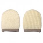 BASICARE Варежка д/очищения лица двусторонняя 7,5 см*8,8 см