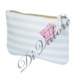 Косметичка женская Морские узоры 22,5*14,5*2,5см (117-050)