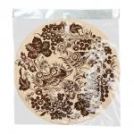 Доска разделочная деревянная "Птички" d 24*0,8 см MARMITON /25