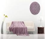 ПЛЕД ВЕЛЮРОВЫЙ С АЖУРНОЙ СТРИЖКОЙ