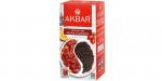AKBAR Черный чай с яблоком и шиповником, 25 пак.