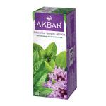 AKBAR Зеленый чай с мелиссой и вербеной, 25 пак.