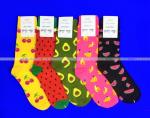 Nice Socks (AMIGOBS) ЦВЕТНЫЕ НОСКИ женские на вешалке арт.1203 (2208,2209)