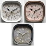 LADECOR CHRONO Часы настенные, 20,3х20,3х5,2см, пластик, 3 цвета