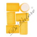 Бигуди "Липучка ночная" ЖЕЛТЫЕ 6шт Д4см длина 6см (301-234)