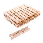 Прищепки бельевые деревянные Селфи (24 шт.) 7,4 см