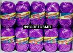 Пряжа для ручного вязания. Для души и душа фиолетовый (полипропилен-100%) 50 г