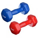 SILAPRO Гантель с виниловым покрытием 3кг (+-100гр), металл