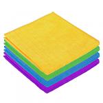 VETTA Салфетка из микрофибры в клетку, универсальная, 30х30см, 220г/кв.м. 4 цвета