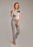 Комплект с брюками "ВИКТОРИЯ" (серый №3/1)