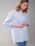 Блузка женская голубой текстура (D29.705)