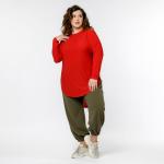 Брюки - джогеры из крепа с эластаном, хаки.