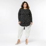 Брюки - джогеры из крепа с эластаном, белые