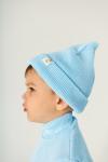 *Шапка Капля голубой
