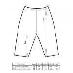 *Велосипедки для девочки Серые