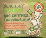 Доктор Робик зеленый пакет для выгребных ям и септиков 40г (24шт) (111)