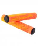Грипсы для трюкового самоката Duochrome, оранжевый/желтый