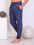 Брюки мужские Клетка-манжет